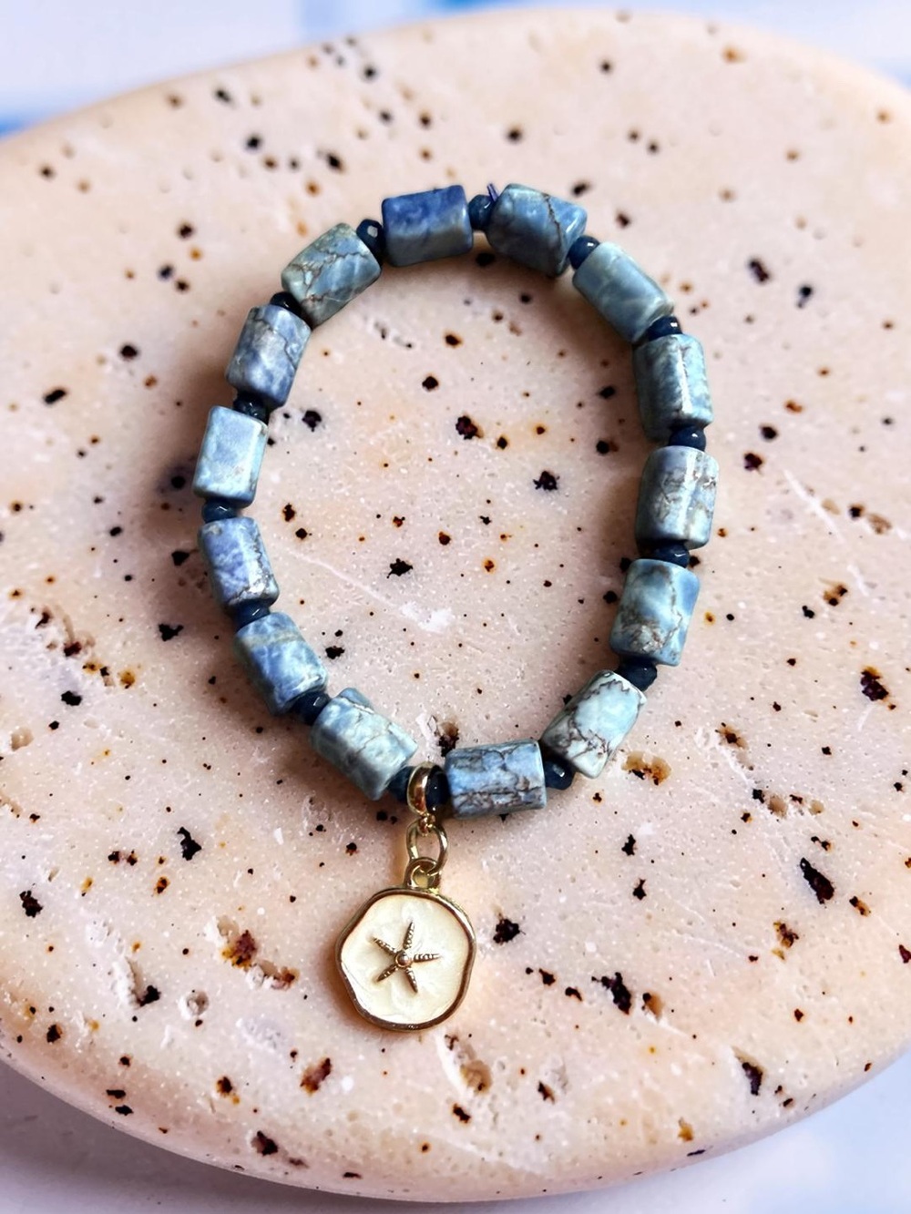Imperial Jasper Rondelle bracelet 💙